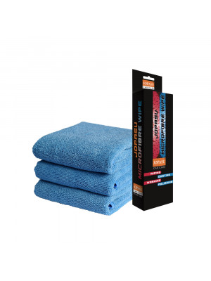 Jopasu Blue Microfibre 380 GSM - Set Of 3