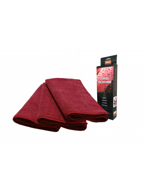 Jopasu Red Microfibre 320 GSM  (Set Of 3)