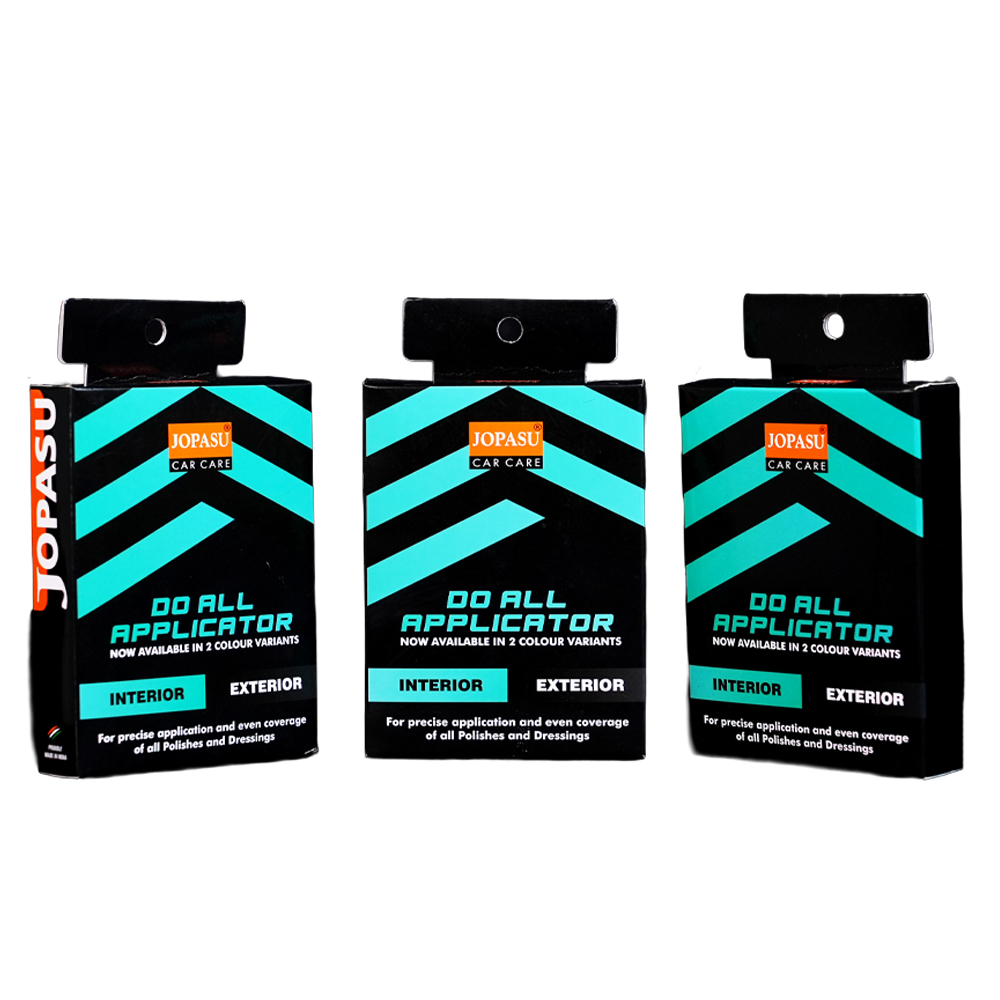Jopasu Do All Applicator (Pack of 3) – Premium Foam Pad for Car Polish, Wax & Dressing